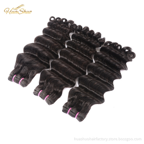 China Supplier Unprocessed Double Drawn Wholesale Peruvian Hair  Curl Virgin Hair